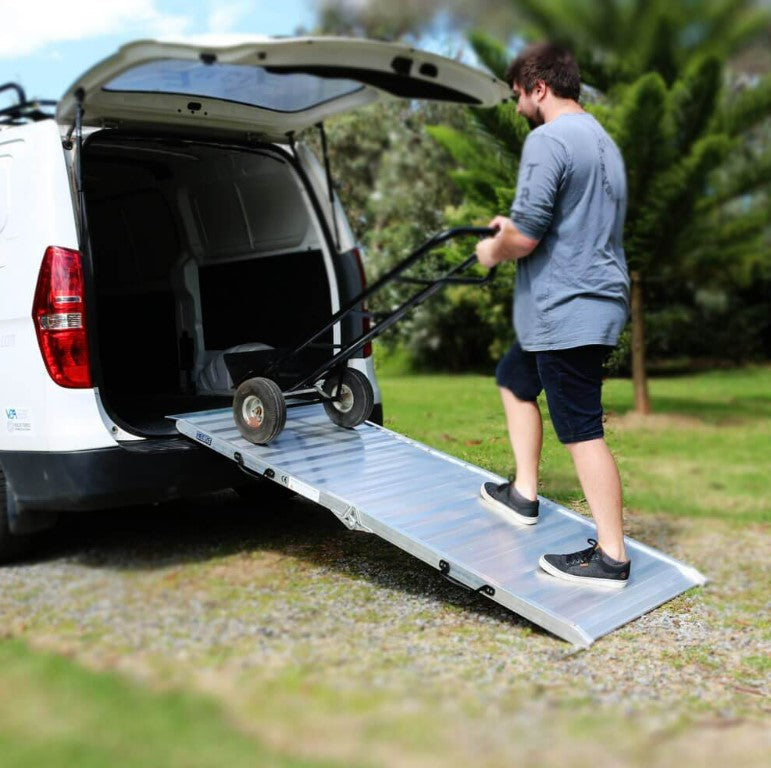 Aluminium Folding Removalist Walk Ramp 400kg - 2.1m Length – directmobility