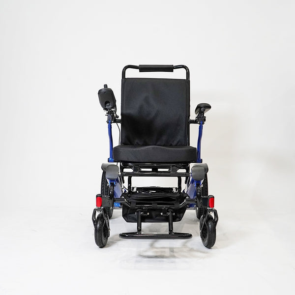 E-Traveller 180 Flex Lightweight Foldable Electric Wheelchair – Portable Dual Battery Mobility Aid