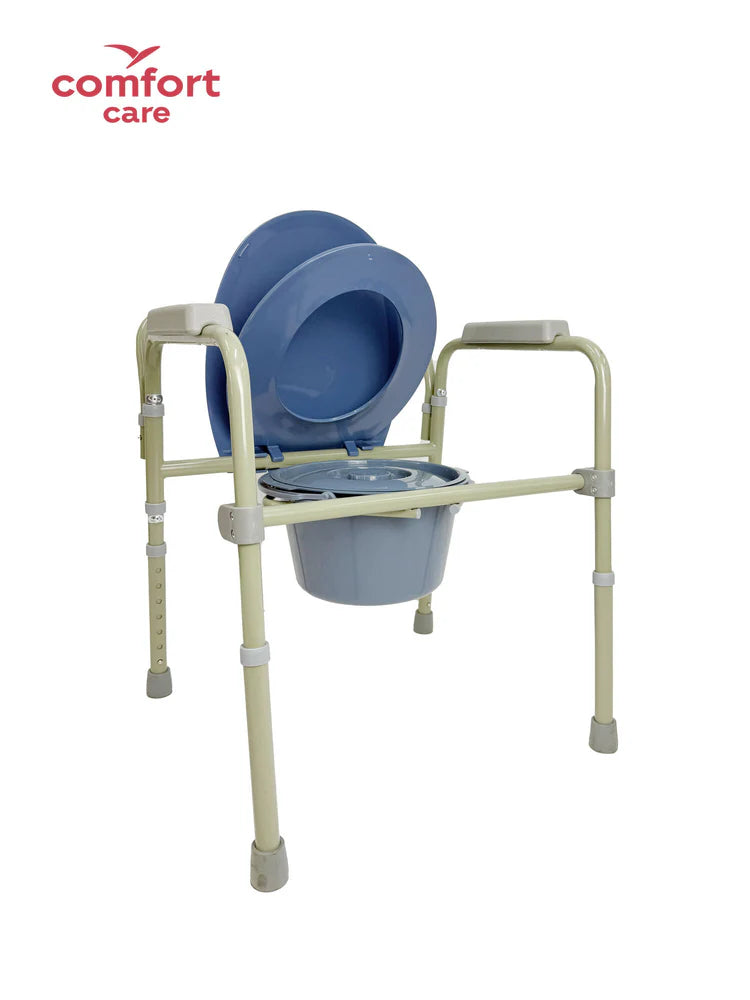 DICARE Comfort Care Deluxe Folding Commode – directmobility