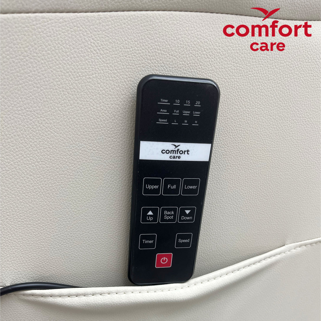 Comfort Care ZEN lift chair four-button remote for lift, recline, backrest and leg rest control. Caroline Springs